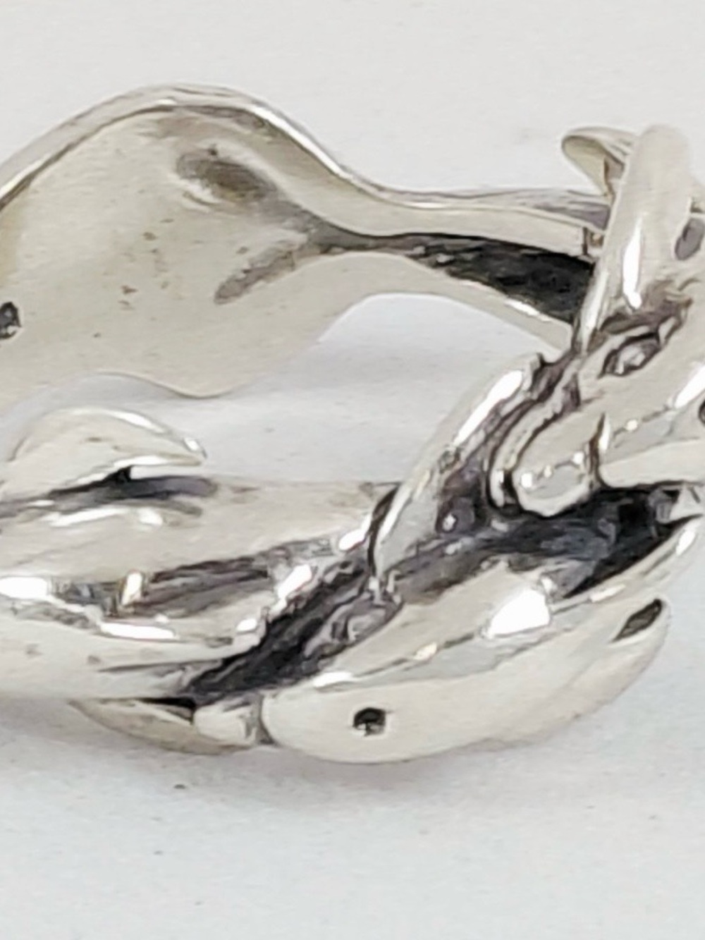 Kabana Sterling Silver Dolphin Pid Rings size 7 - Picture 4 of 10
